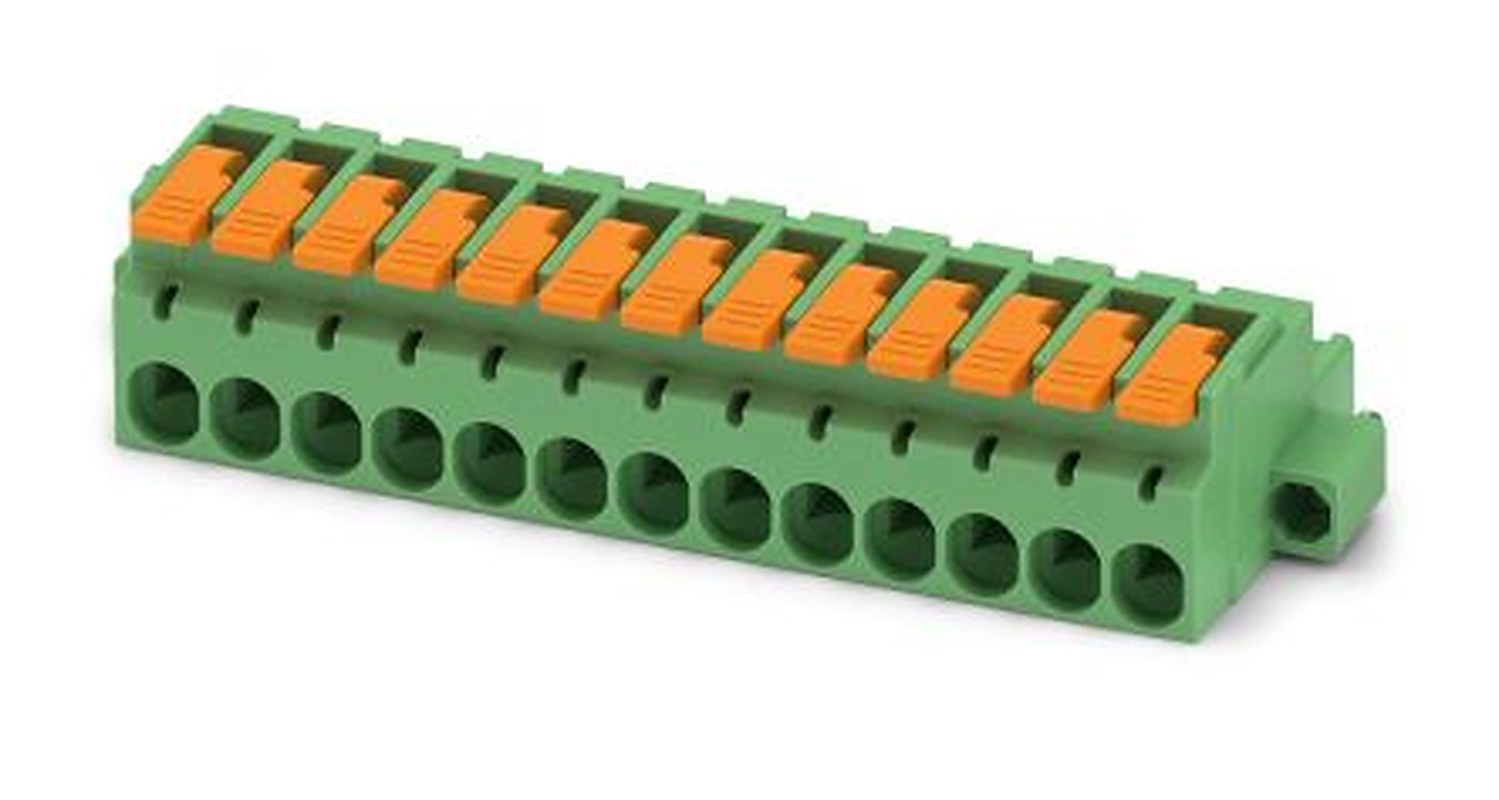 Phoenix Contact Pluggable Terminal Block, 13-Contact, 5.08 mm Pitch, 1 Row, 1110641