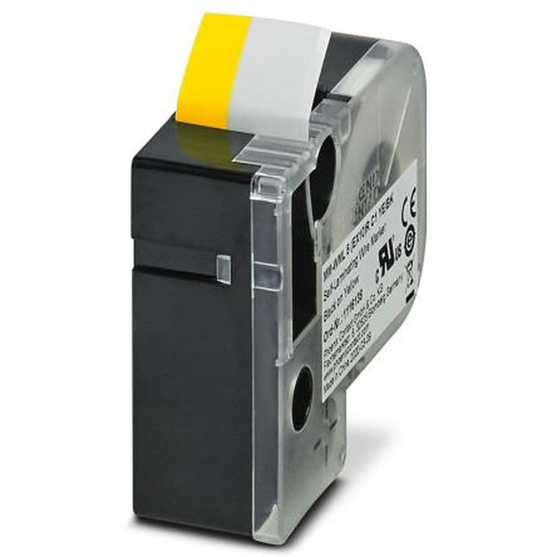 Phoenix Contact MM-WML 5 (EX10)R C1 YE/BK Cable Marker, Black, Yellow, 1116138