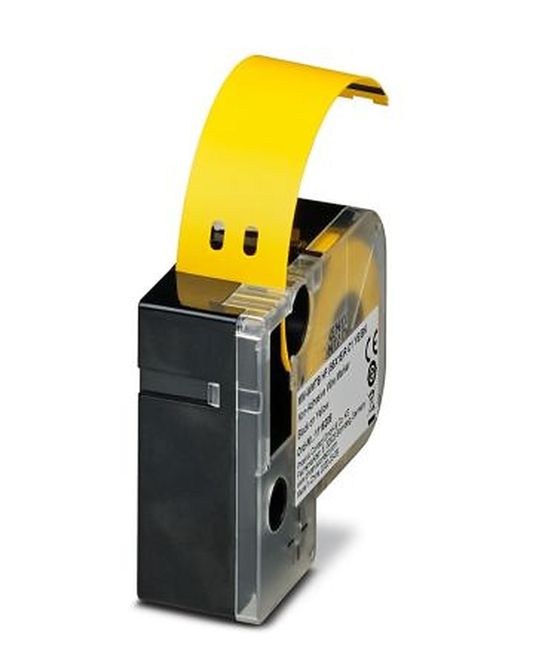 Phoenix Contact MM-WMTB Cable Marker, Yellow, Black, 115 mm Cable, 6 mm Cable, 1116208
