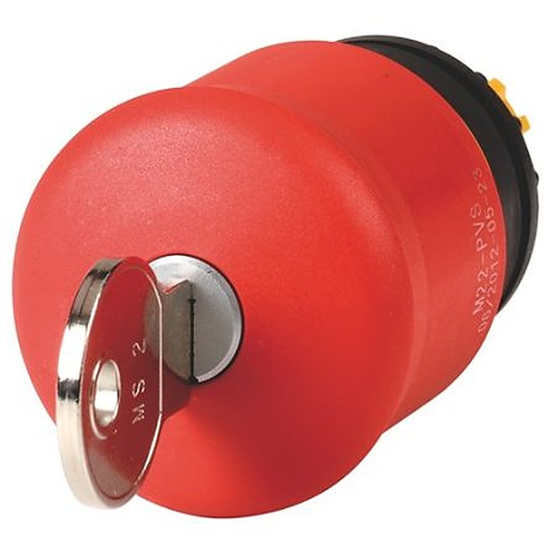 Eaton M22 Series, Key Release, Emergency Stop Push Button Head