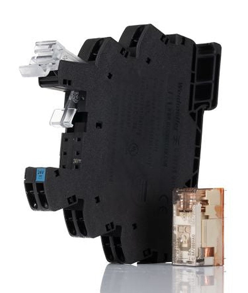 Weidmüller TRZ Series Interface Relay, DIN Rail, 24V Coil, DPDT, 20mA
