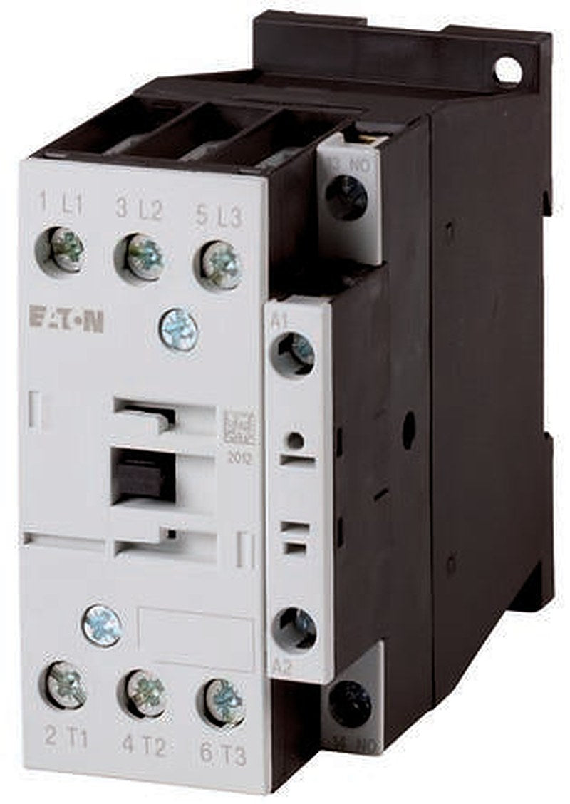 Eaton DILM Contactor, 400V Coil, 3-Pole, 45 A, 18.5 kW, 1 NO, 400V