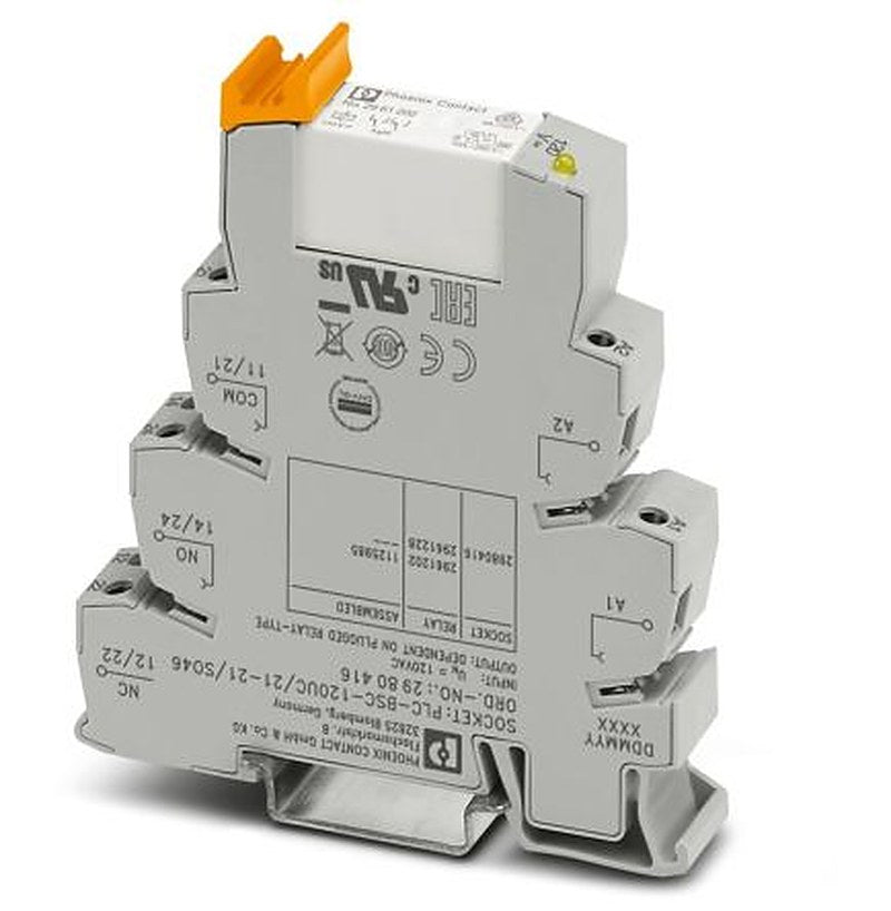 Phoenix Contact PLC-RSC Series Interface Relay Module, DIN Rail, SPDT