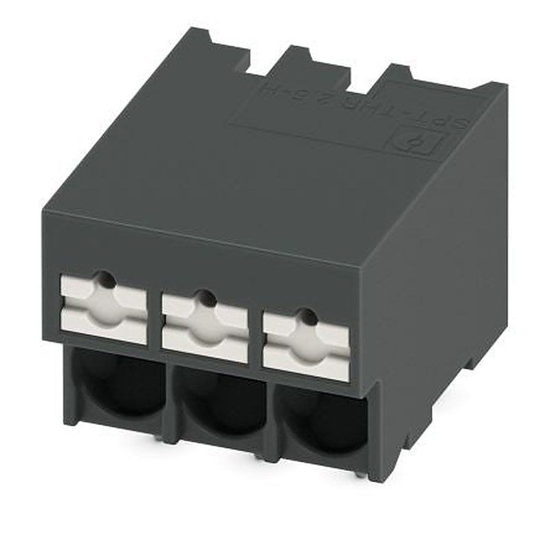 Phoenix Contact PCB Terminal Block, 3-Contact, 5 mm Pitch, Solder, 1 Row