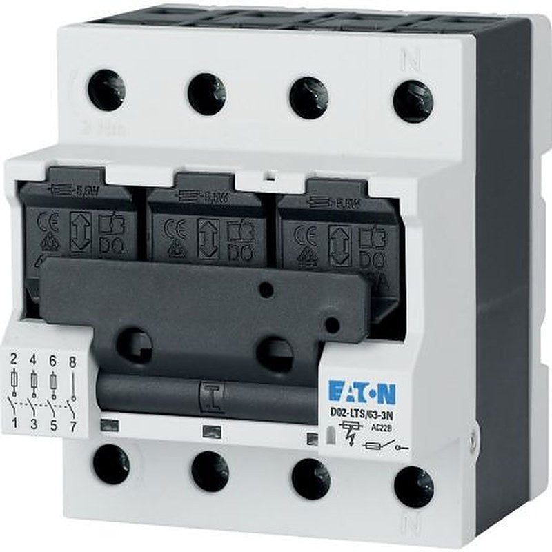 Eaton Switch Disconnector, 3-Pole, 63 A, 63A