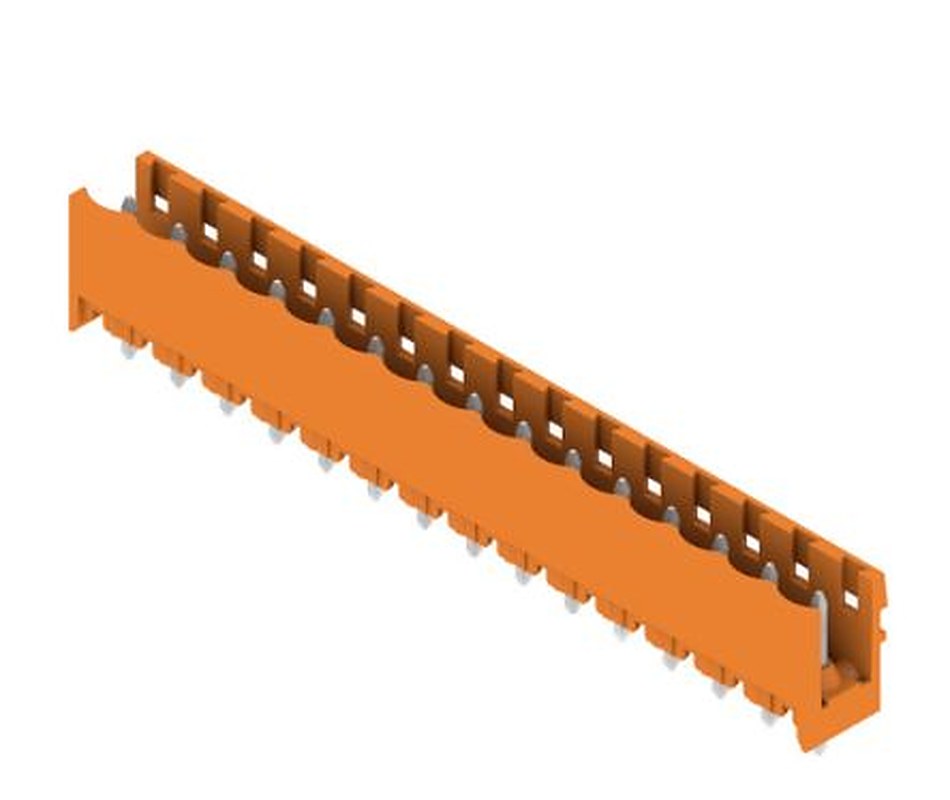 Weidmüller SL Series Pluggable Terminal Block, 15-Contact, 5.08 mm Pitch, 1 Row, 1146600000