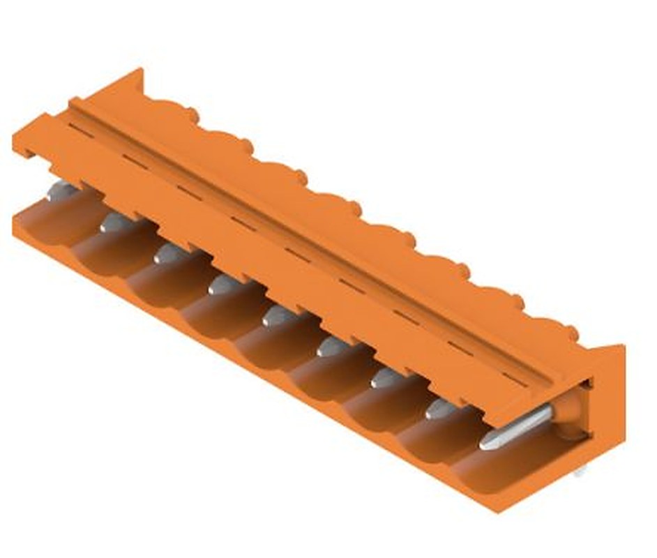 Weidmüller SL Series Pluggable Terminal Block, 9-Contact, 5.08 mm Pitch, 1 Row