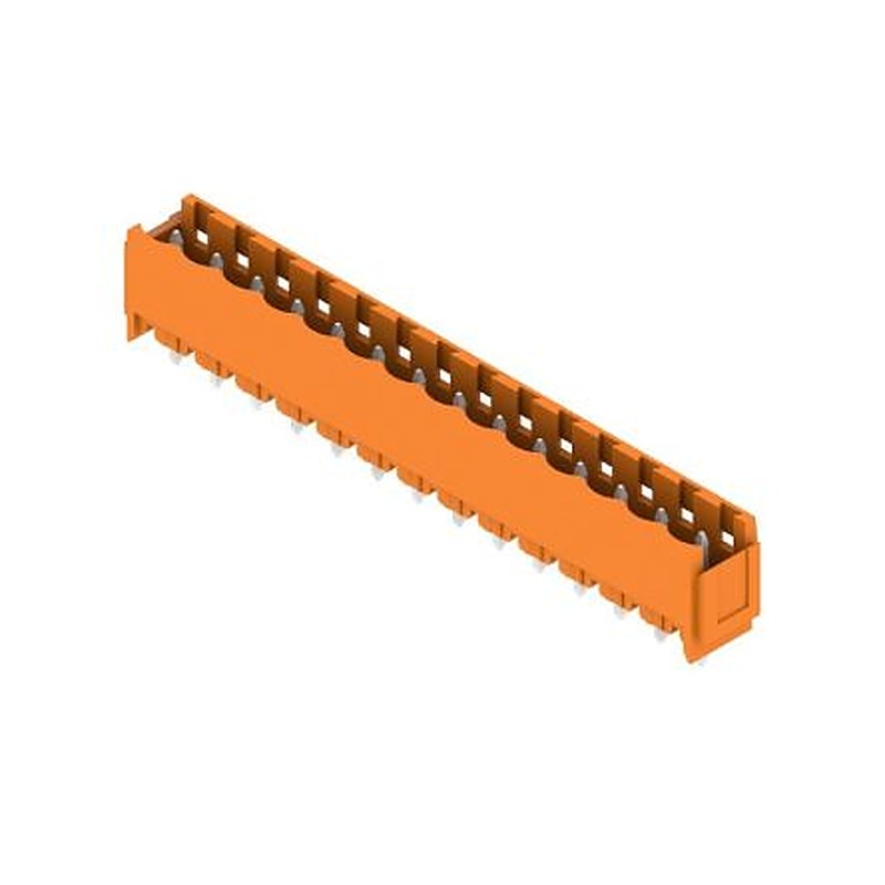 Weidmüller 1147710000 Series Straight PCB Socket, 14-Contact, 1 Row, 5.08 mm Pitch Push-in