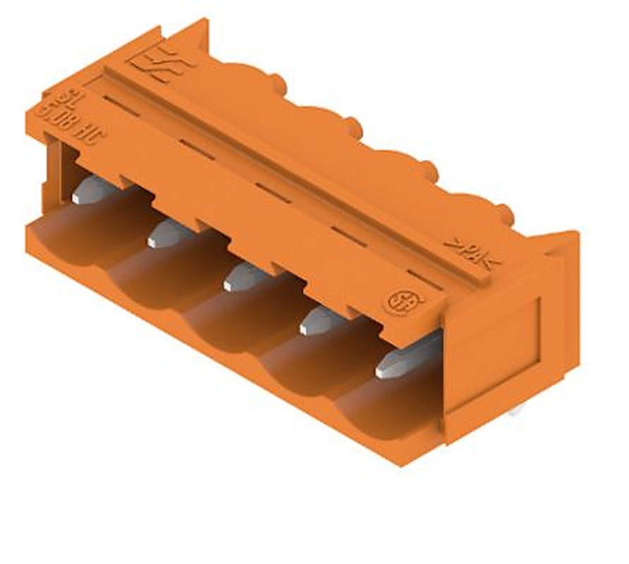 Weidmüller SL Series Pluggable Terminal Block, 5-Contact, 5.08 mm Pitch, 1 Row