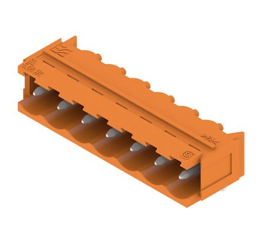 Weidmüller SL Series Pluggable Terminal Block, 7-Contact, 5.08 mm Pitch, 1 Row
