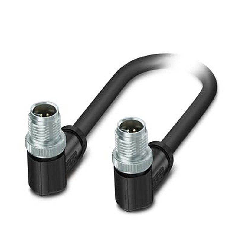 Phoenix Contact M12, 20 m Ethernet Cable, Black Screened Polyurethane Sheath