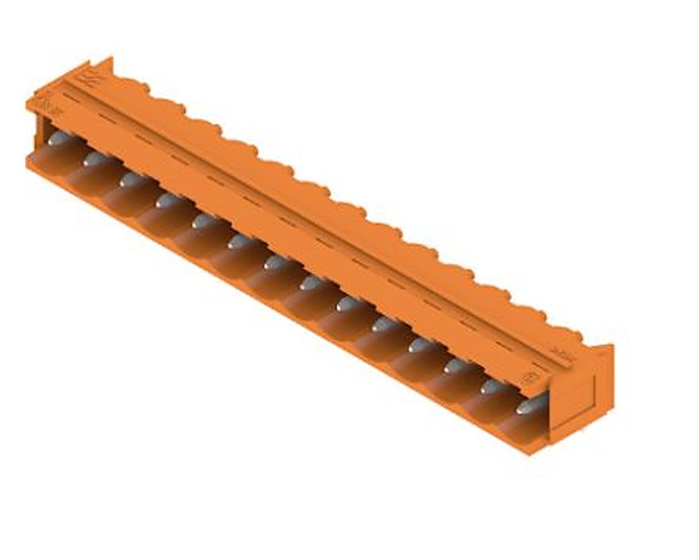 Weidmüller SL Series Pluggable Terminal Block, 14-Contact, 5.08 mm Pitch, 1 Row, 1154900000
