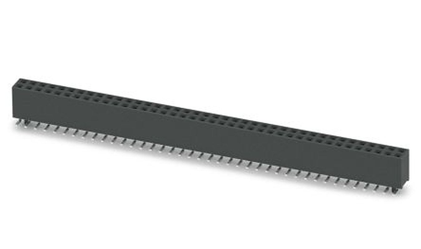 Phoenix Contact 54D/80-SV-1020-1-BT, FQ 2 Series Surface Socket Strip, 1-Contact, 2 Row, 2.54 mm Pitch Surface Mount
