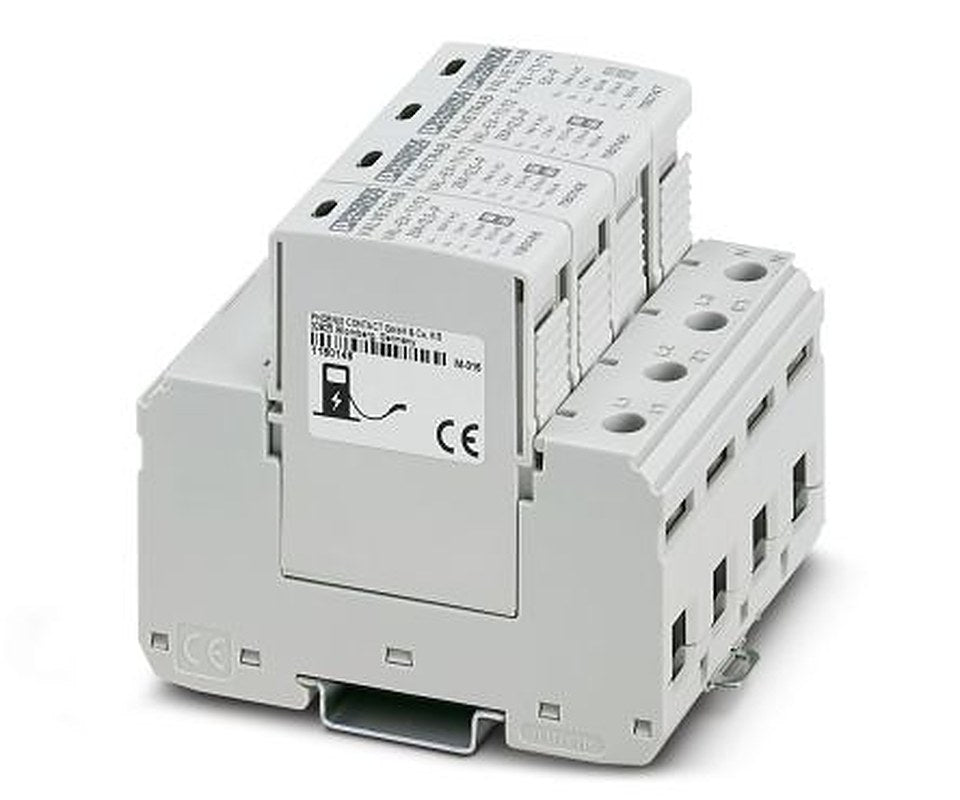 Phoenix Contact, VAL-EV-T1/T2 264/12.5/3+1 Surge Arrester 264V Maximum Voltage Rating 50 A Maximum Surge Current