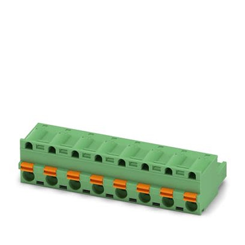 Phoenix Contact 5 HC/..-ST, GFKC 2 Series Pluggable Terminal Block, 8-Contact, 7.62 mm Pitch, 1 Row, 1183932