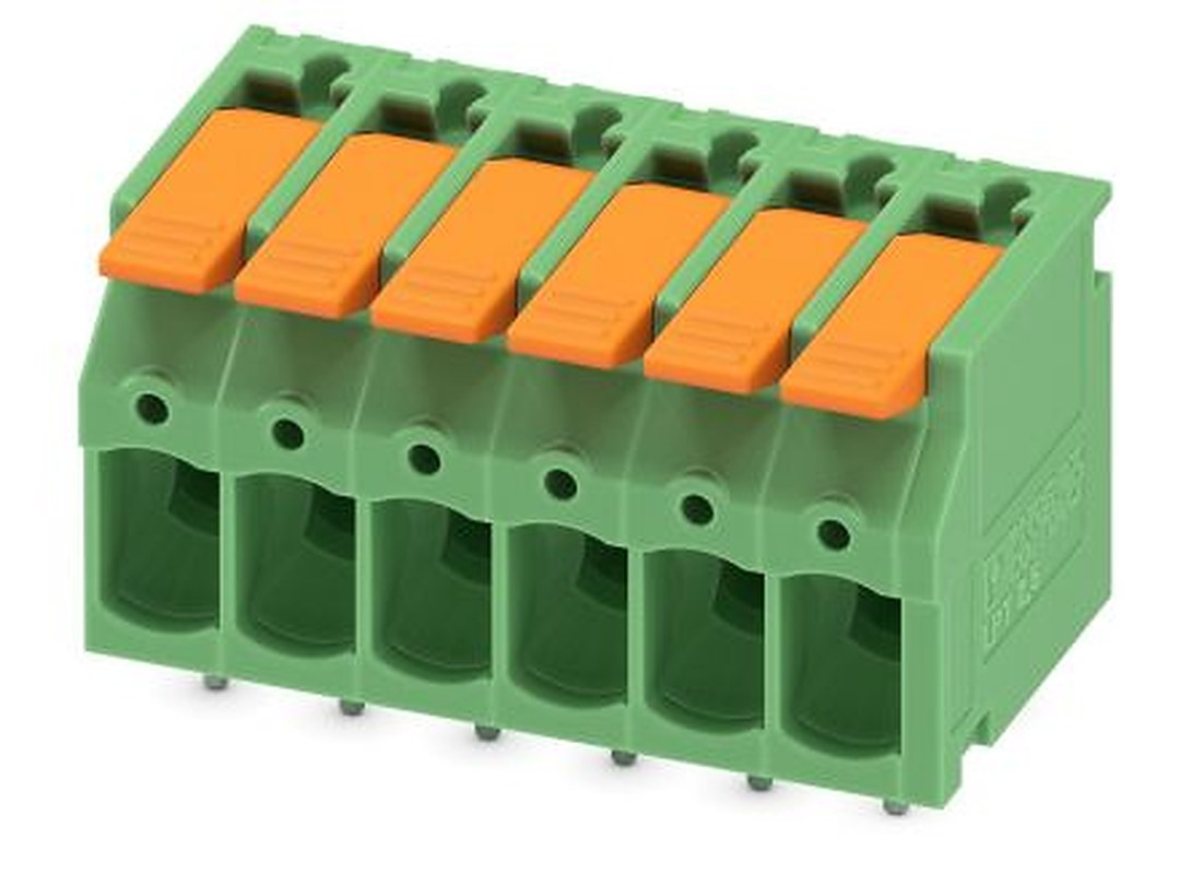 Phoenix Contact LPT Series PCB Terminal Block, 6-Contact, 5 mm Pitch, 1 Row