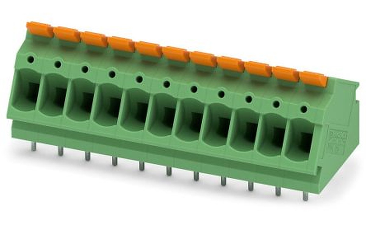 Phoenix Contact LPT Series PCB Terminal Block, 11-Contact, 5 mm Pitch, 1 Row