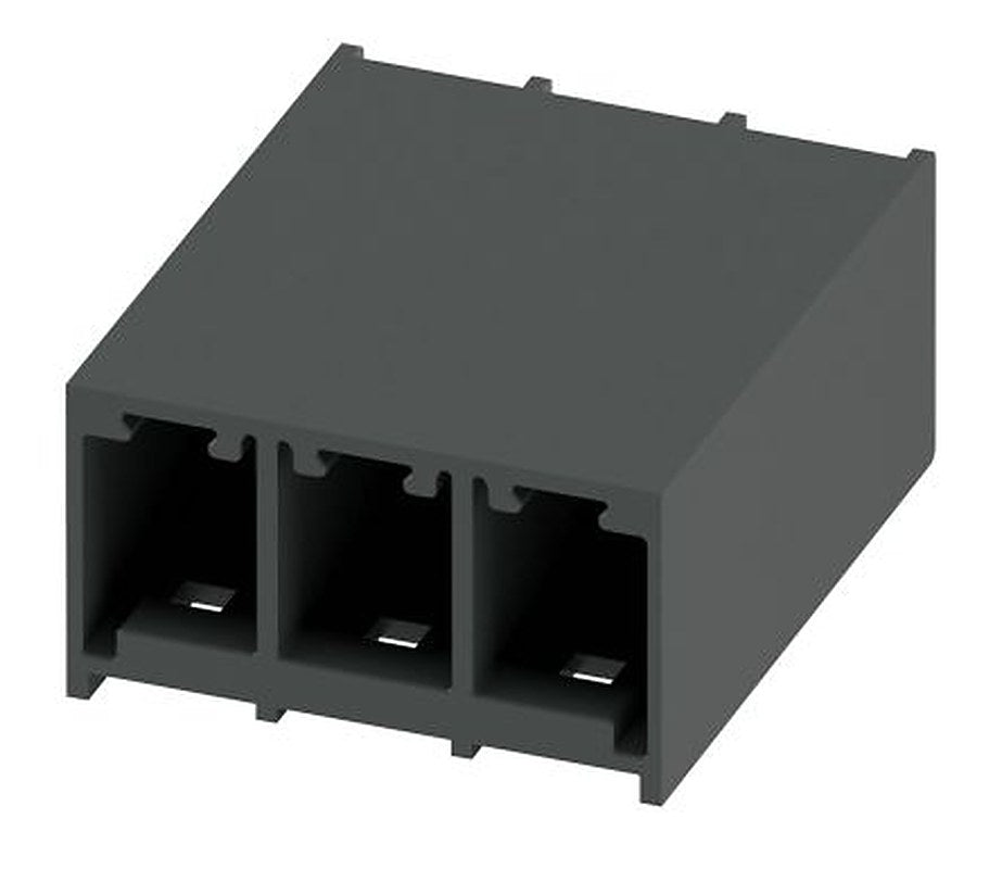 Phoenix Contact PC 6/-G-THR Series Pluggable Terminal Block, 3-Contact, 7.62 mm Pitch, 1 Row, 1190487