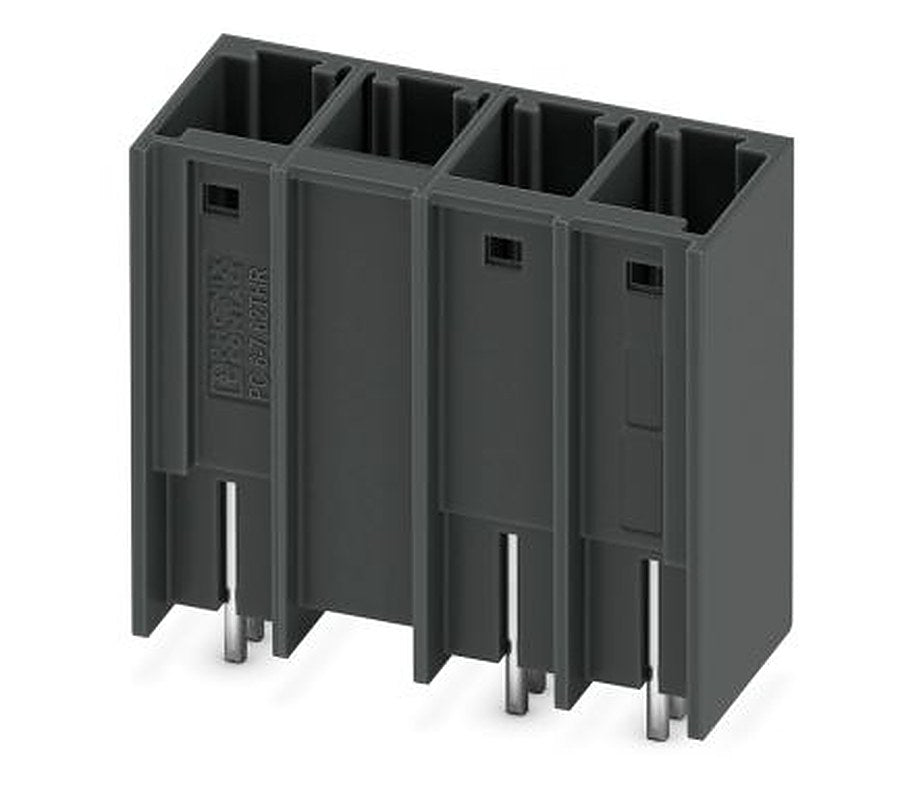 Phoenix Contact PCV 6/-GL-THR Series Pluggable Terminal Block, 3-Contact, 7.62 mm Pitch, 1 Row, 1192609