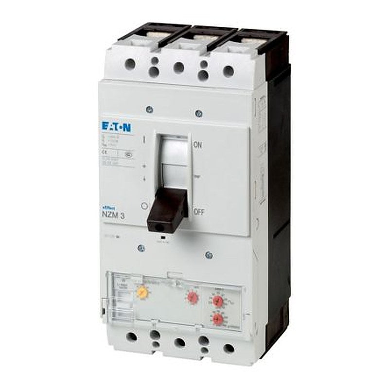 Eaton, NZM, NZM Molded Case Circuit Breaker 3-Pole 250A, Breaking Capacity 100 kA, Plug-in