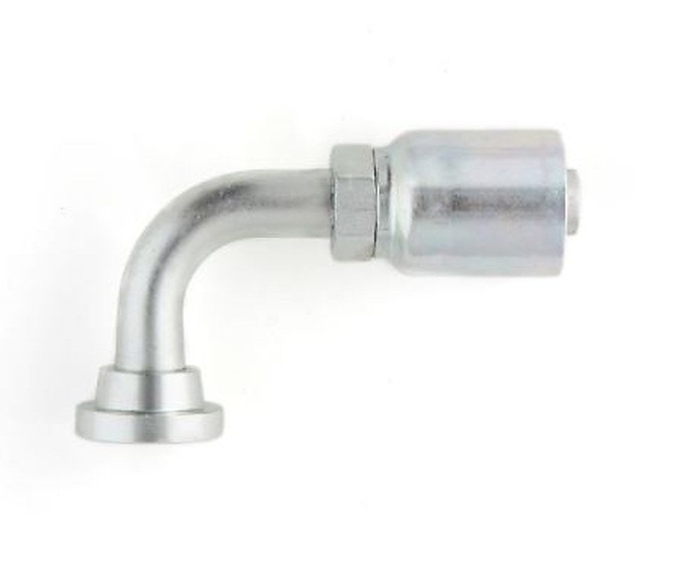 Parker, 11977-16-16 Nickel Plated Steel Hydraulic Fitting, 90 °