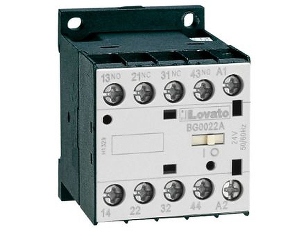 Lovato 11BG00 Contactor, 48V Coil, 4-Pole, 10 A 48V, 3 NO/1 NC
