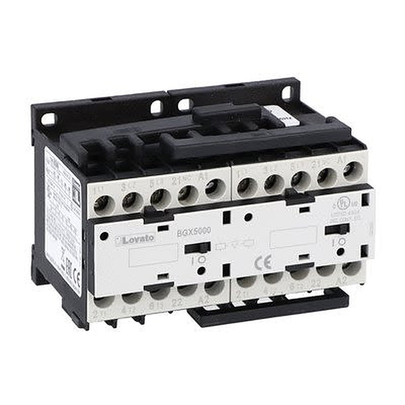 Lovato 11BG Reversing Contactor, 230V Coil, 9 A, 4 kW, 1 NC, 440V