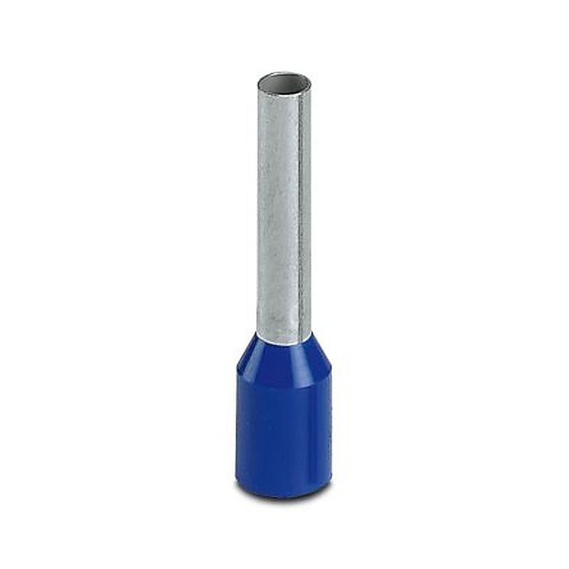 Phoenix Contact, AI Insulated Ferrule, 18 mm Pin Length, 2.3 mm Pin Diameter, Blue to 14 AWG Wire Size
