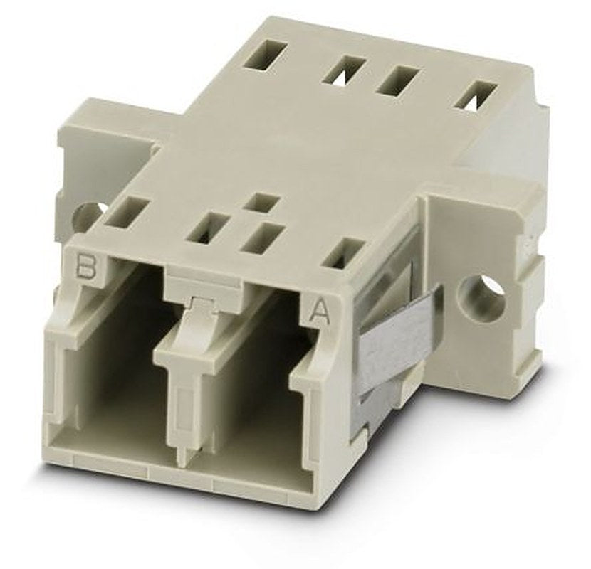 Phoenix Contact 1207355 LC Multimode Fibre Optic Adapter, 0.2dB Insertion Loss