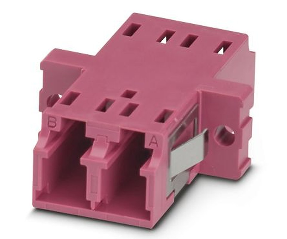 Phoenix Contact 1208072 LC Fibre Optic Adapter, 0.2dB Insertion Loss
