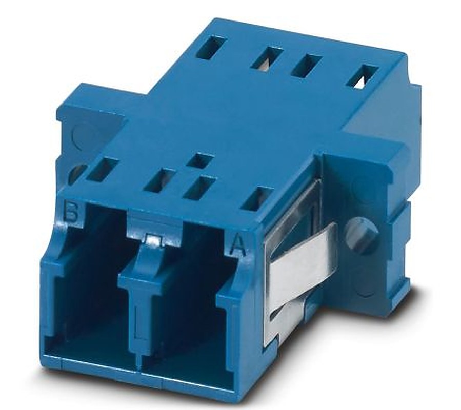 Phoenix Contact 1208073 LC Fibre Optic Adapter, 0.2dB Insertion Loss