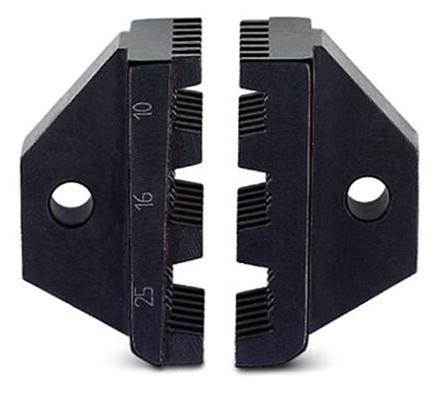 Phoenix Contact, CRIMPFOX 25R/DIE Crimp Die, Coaxial Type Crimp Die Black