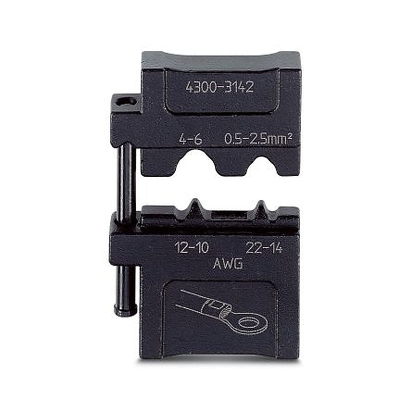 Phoenix Contact, CRIMPFOX-M Crimp Die, Coaxial Type Crimp Tool Black