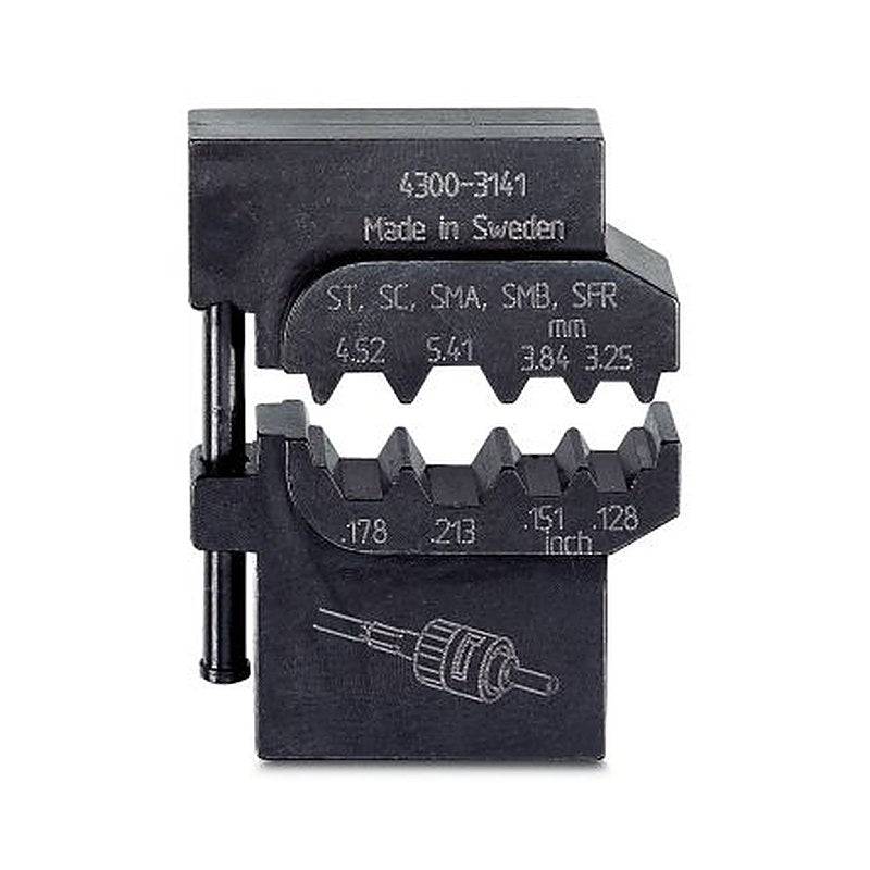 Phoenix Contact, CRIMPFOX-M Crimp Die, Coaxial Type Crimp Tool Black