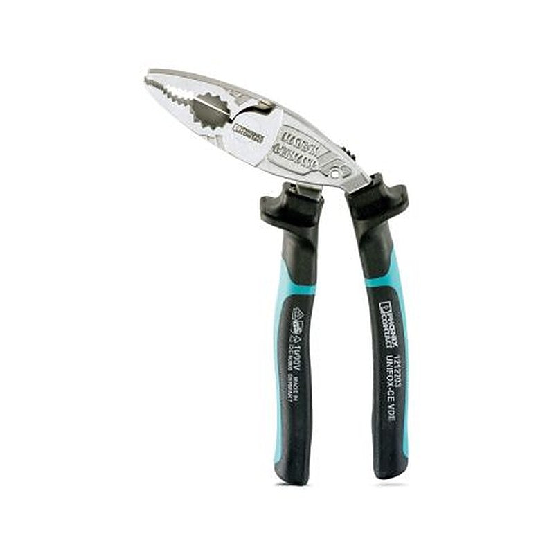 Phoenix Contact 1212203 1-Piece Combination Plier, 200 mm Overall VDE/1000V Approved