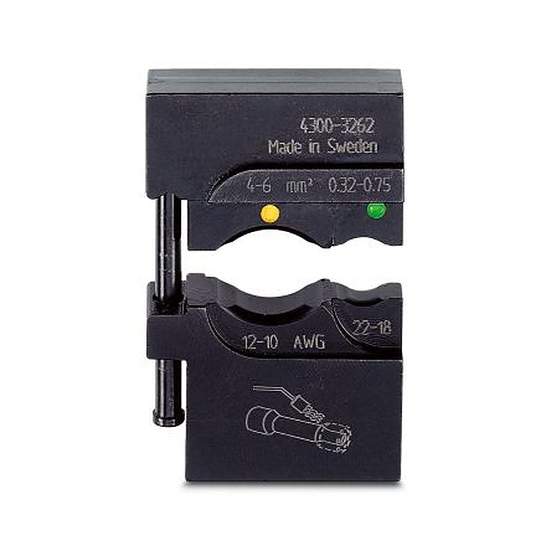 Phoenix Contact, CRIMPFOX-M Crimp Die, Coaxial Type Crimp Insert Black