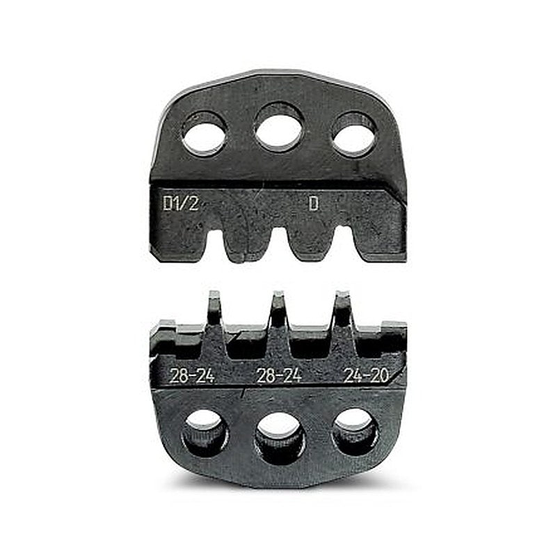 Phoenix Contact, Crimpfox Crimp Die, Coaxial Type Replacement Die Black