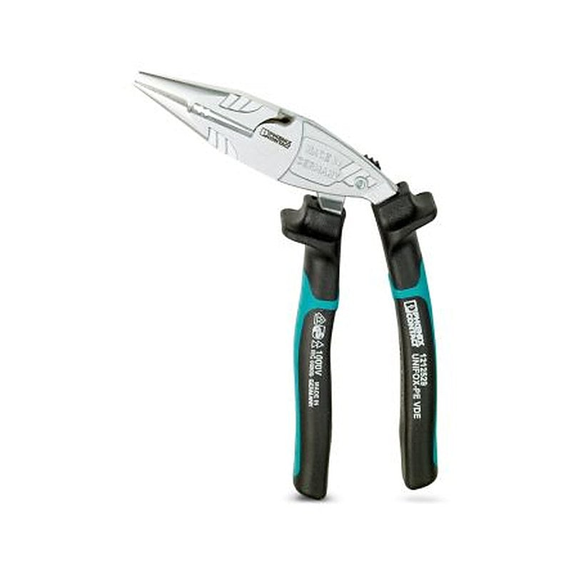 Phoenix Contact 1212529 1-Piece Nose Plier, 200 mm Overall VDE/1000V Approved