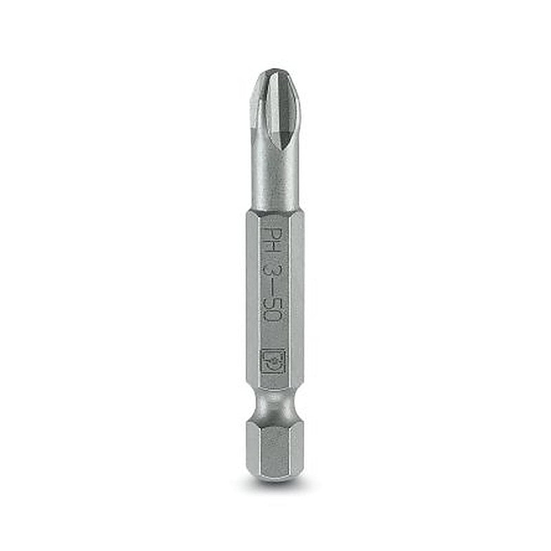 Phoenix Contact Driver Bit, 1/4 in Tip, PH 3 x 50 mm Tip, Phillips Drive, 50 mm Overall 5-Piece