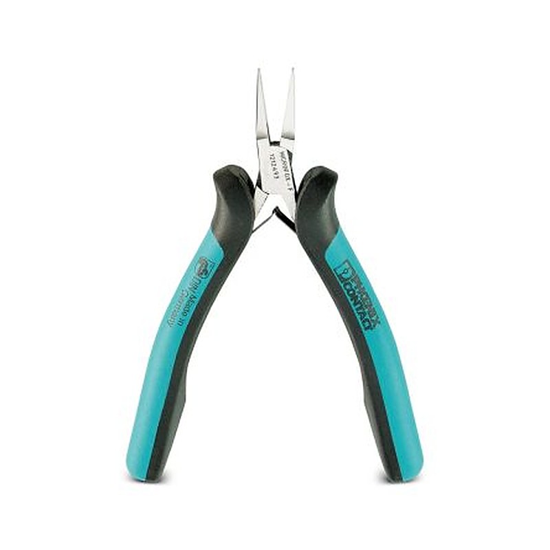 Phoenix Contact 1212796 6-Piece Flat Nose Plier Smooth, 120 mm Overall ESD Safe