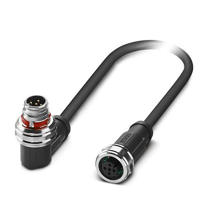 Phoenix Contact Male 5 way M12, Straight to Female 5 way M12, Straight Sensor Cable, 1.5 m