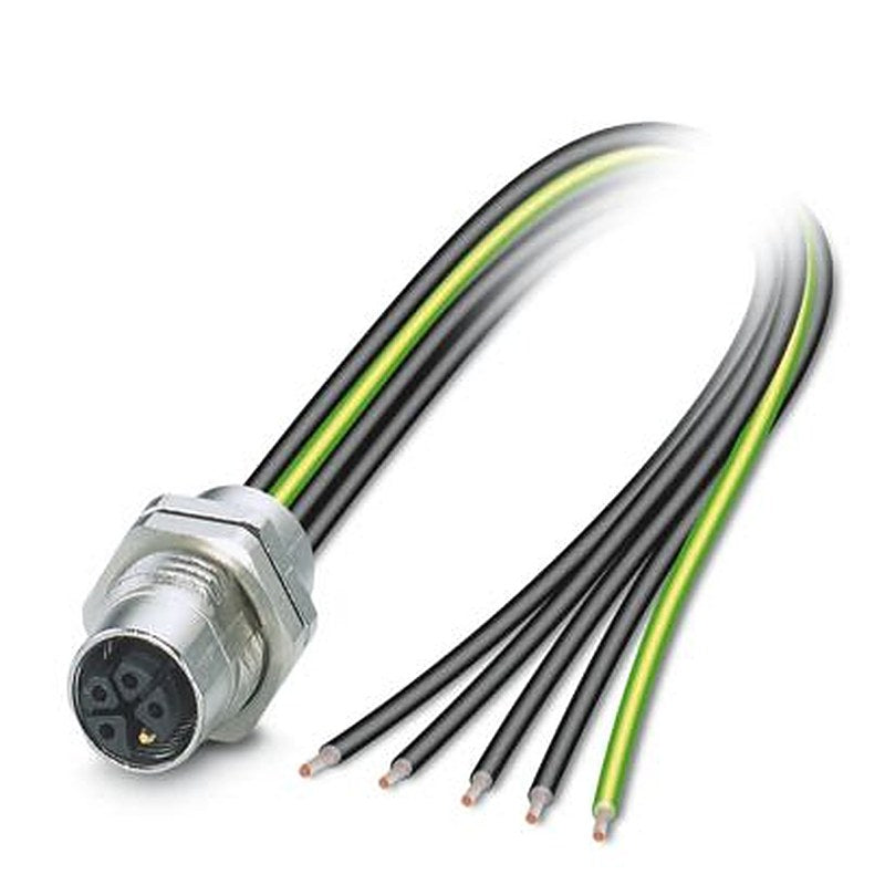 Phoenix Contact Circular Connector, 5 Contacts, Plug-in, M12 Connector, Socket, Female, IP65, IP67, SACC Series