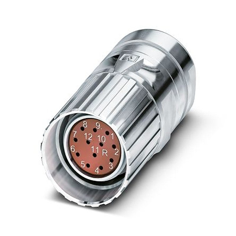 Phoenix Contact Circular Connector, 12 Contacts, Cable, M23 Connector, Plug, Male, IP67, CA Series