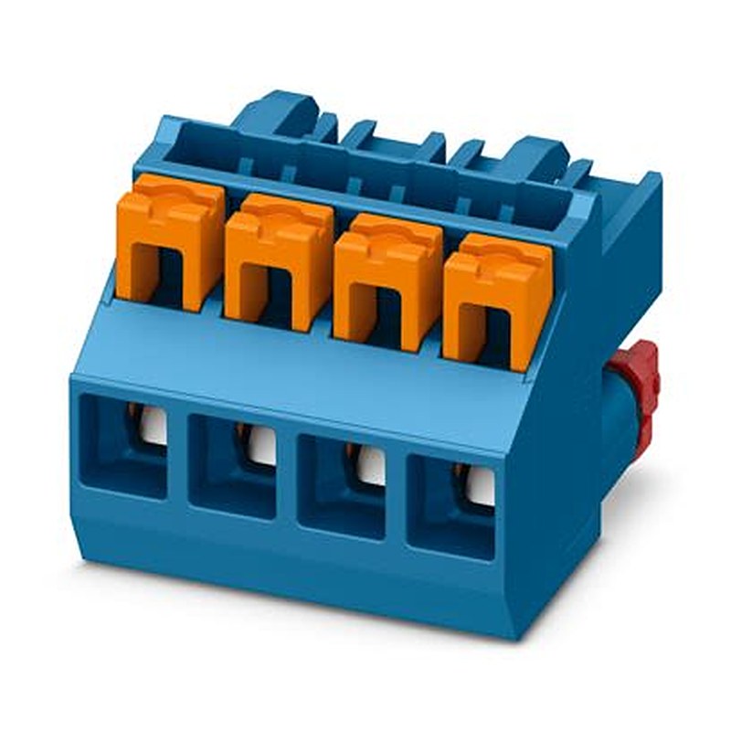 Phoenix Contact ICC25-PPC2 Series PCB Connector, 4-Contact, 5 mm Pitch, PCB, 1 Row Push-in Spring