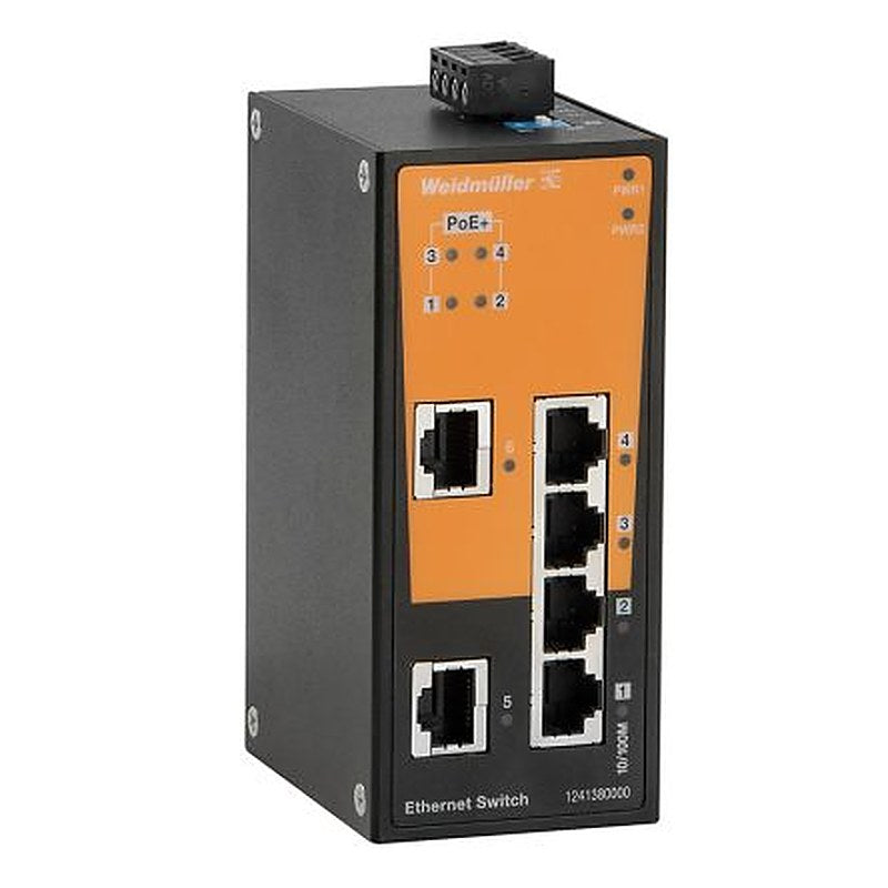Weidmüller Unmanaged 2 Port Network Switch Power Over Ethernet
