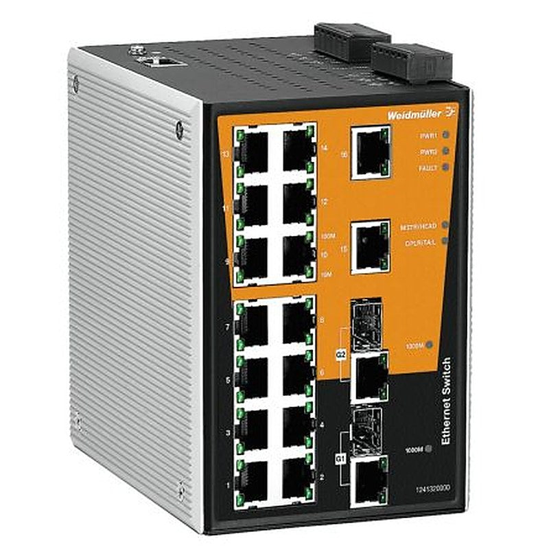 Weidmüller Managed 16 Port Network Switch