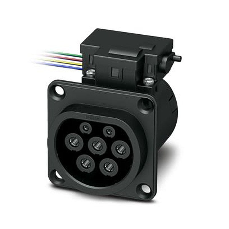 Phoenix Contact, EV-T2M3SO24 Socket Electric Vehicle Connector Female, 500 mm Cable, 32A