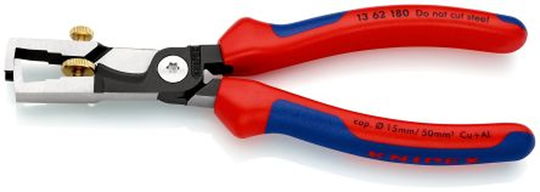 Knipex 13 62 Series Copper Insulated Cable Cutter, 0.1 to 10 mm², 180mm Overall