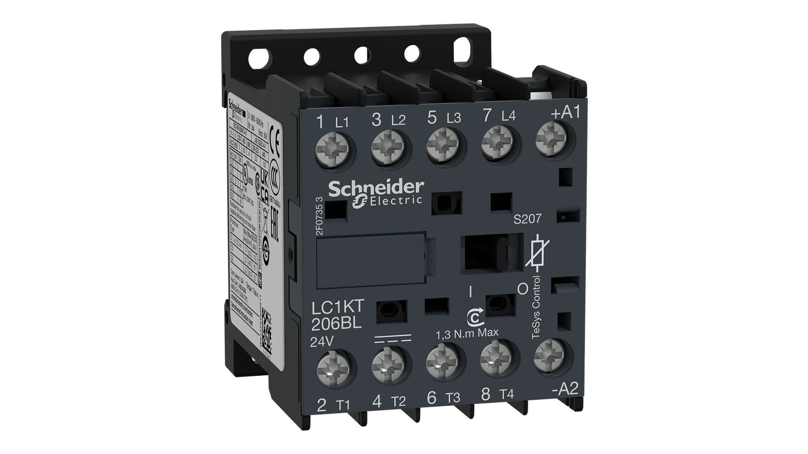The Schneider Electric versatile TeSys K series contactor designed for use in various control applications. With a 4P(4NO) configuration and 20A operational current, this contactor is suitable for resistive load applications. Low consumption DC coil for efficient operation High breaking capacity for reliable performance Suitable for resistive load applications Conforms to various international standards for quality assurance