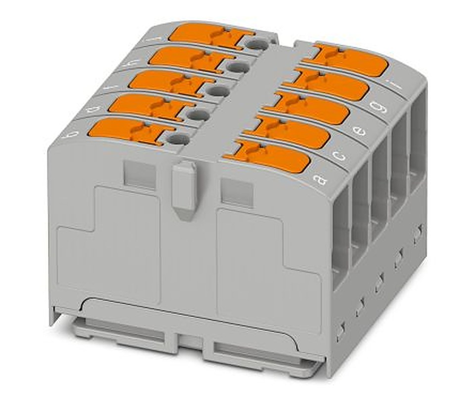 Phoenix Contact Distribution Block, 10 Way, 690V, 24A, Grey